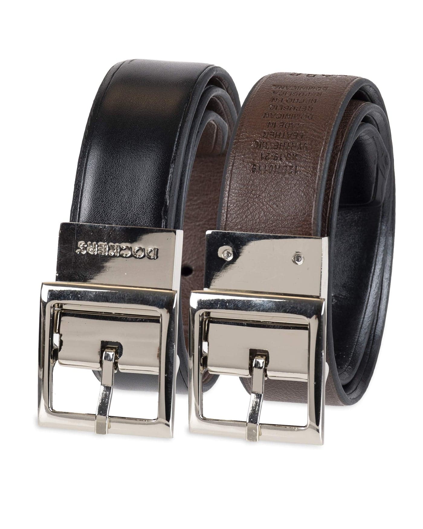 Dockers Boys' Reversible Dress and Casual Belts, Brown/Black Boys', X-Small