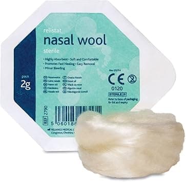 Reliance Medical Sterile Relistat Nasal Wool 2 g Pack of 5