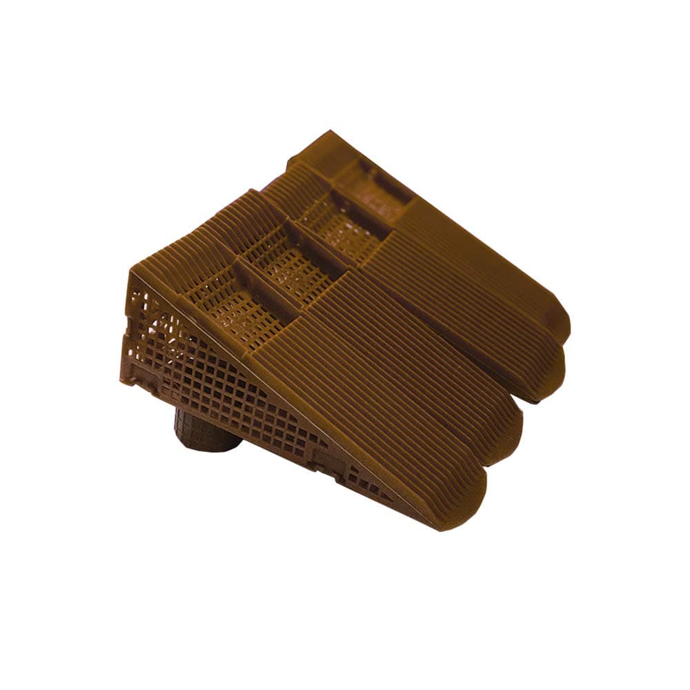 Downspout Gutter Guard Eliminates Downspout Pipe Clogs from Leaves and Debris 4Pack Brown