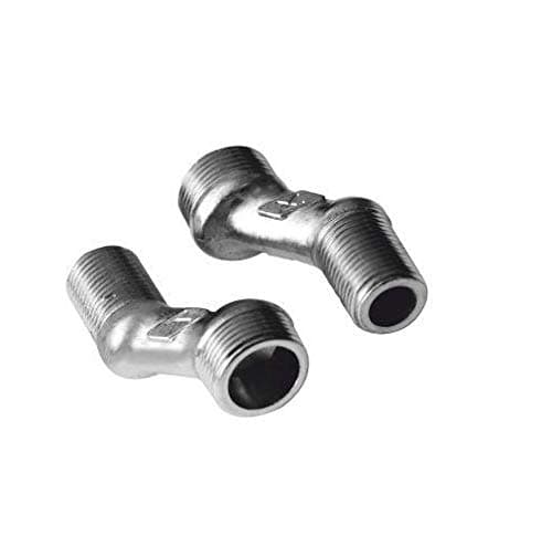 NEW WARE Adjustable Wall Mixer Legs for Bathroom Mixer Taps Installation 12 x 34 Inch Silver Pair of 1
