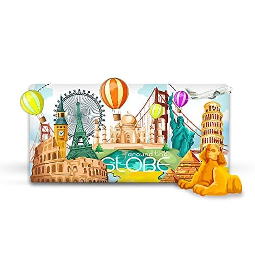 Ultra Premium & Colorful 3D Fridge Magnet for Refrigerator, Home, Office & Kitchen| 7 Wonders of Worlds Theme | Waterproof | Eye-Catching | Stunning Design | Ideal Gift | Birthday | Anniversary