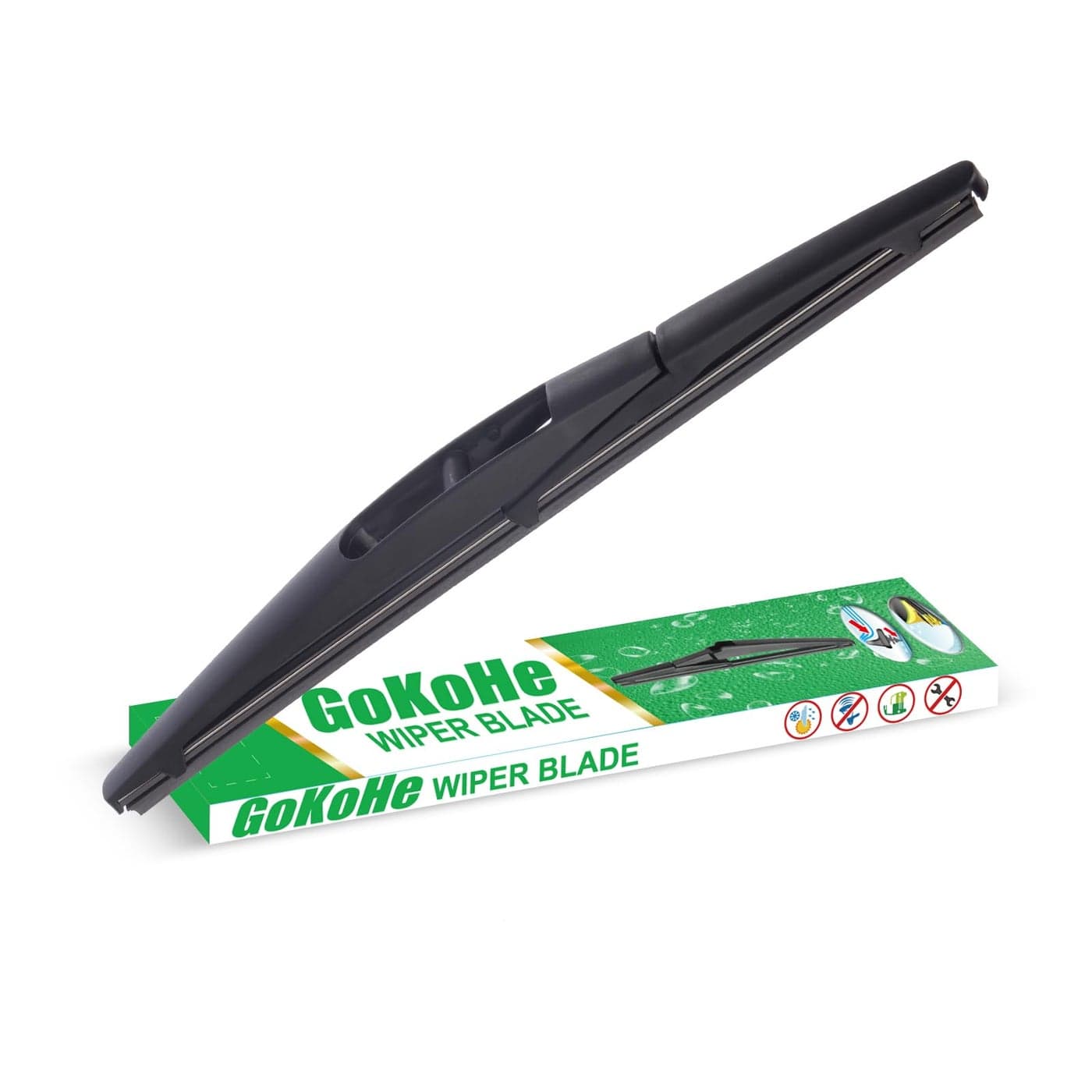 GoKoHe 10 Rear Windshield Wiper blade Original Equipment Replacement For Mitsubishi Outlander Sport 20222011 RVR 20222010 Suzuki SX4 20142007