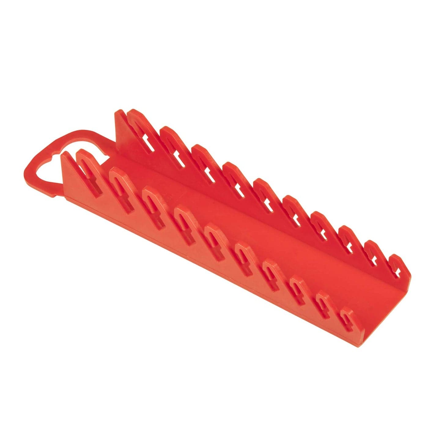 Ernst Manufacturing E5074 5074Red Gripper Stubby Wrench Organizer 10 Tool Red