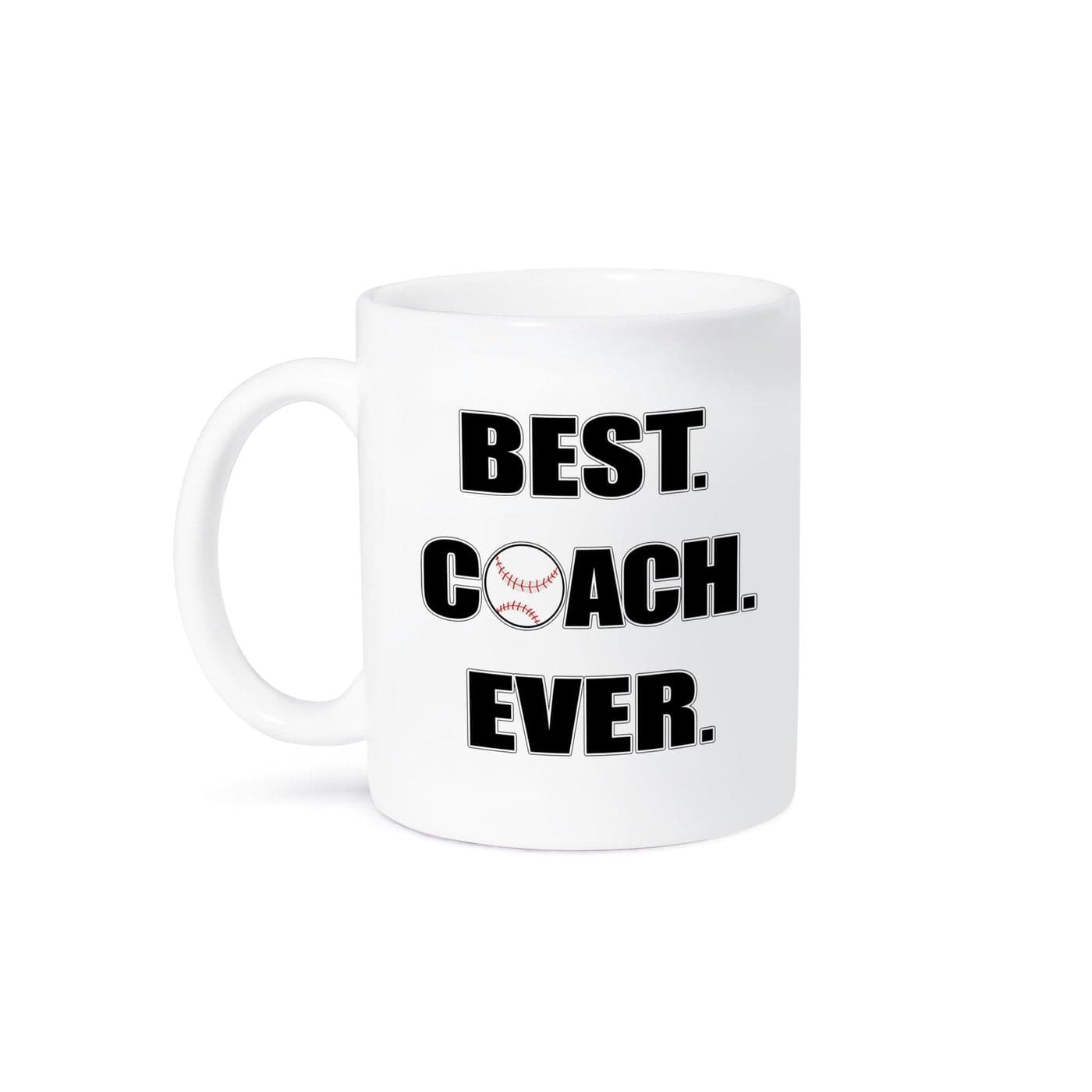 3dRose mug_210628_1 Baseball Best Coach Ever Ceramic Mug 11 oz
