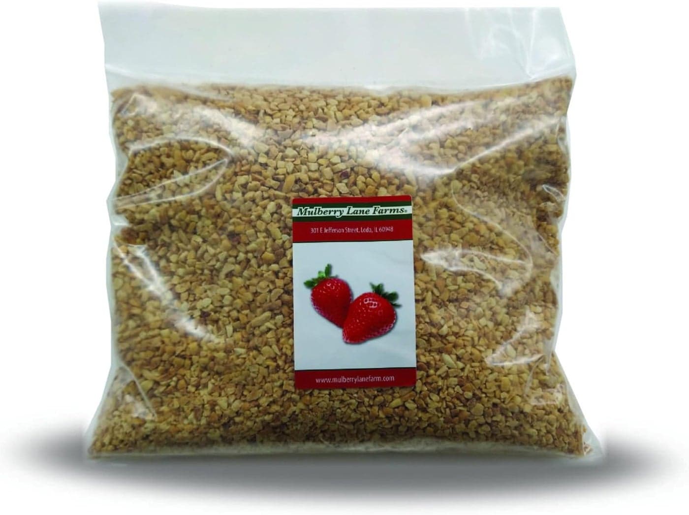 Mulberry Lane Farms Chopped Peanuts, 4 Pounds, Roasted, Unsalted - Ideal for Baking, Ice Cream, and Candy Apples