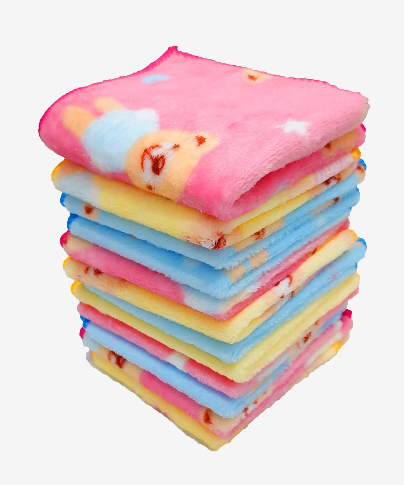 Khillayox Microfiber Face Towel (Set of 6, Multicolour)
