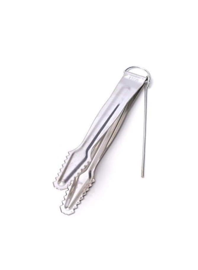 GO2CAMPS Stainless Steel Charcoal Tong, Large, Blue