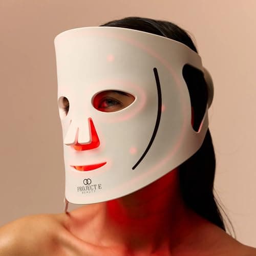 Project E Beauty LumaLux Face Pro LED Light Therapy Mask 800 LEDs 7 2 Colors 460nm 1072nm Red Infrared Deep Infrared High Power LED Face Mask Lumalux Face