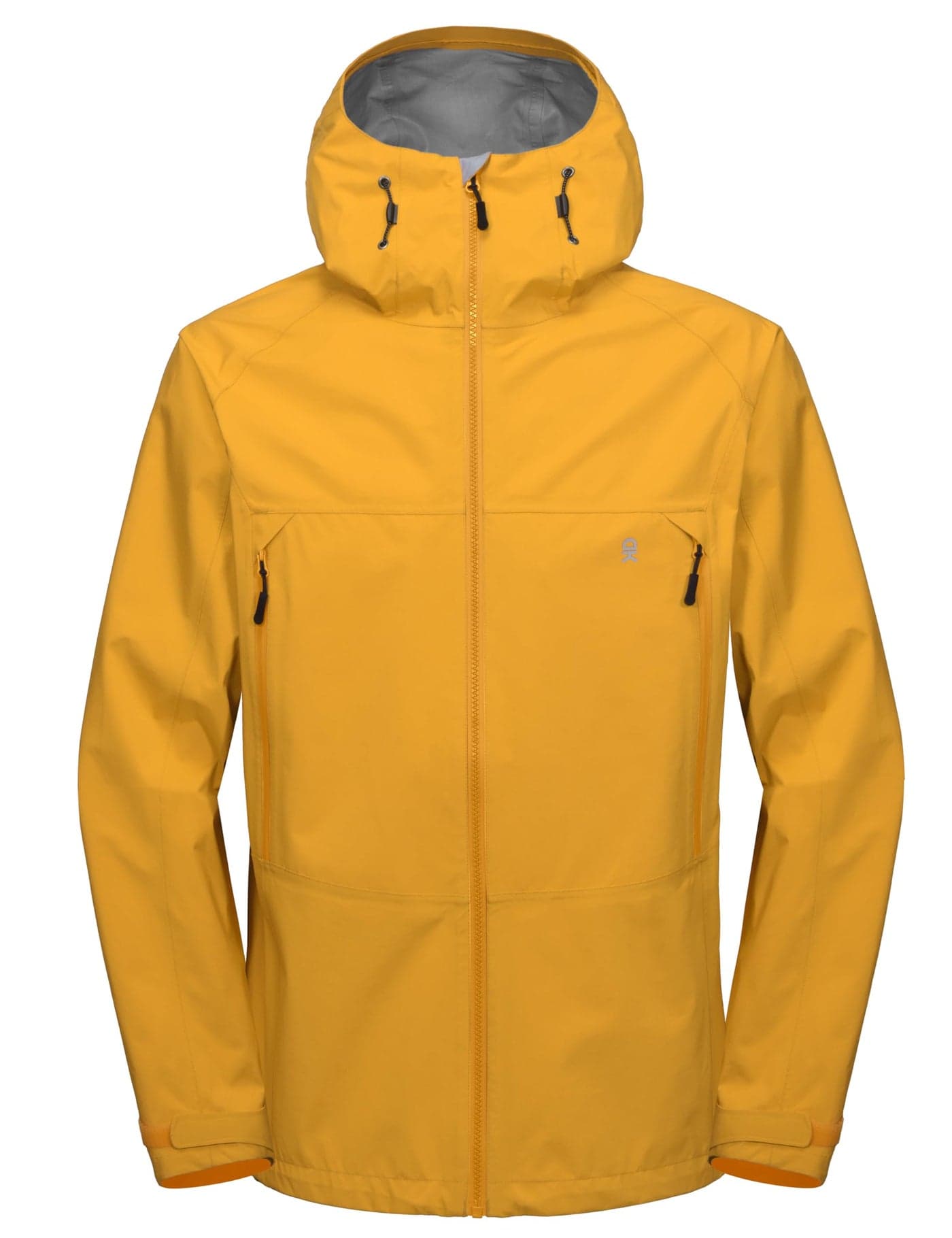 Little Donkey Andy Men's High-performance Waterproof Rain Jacket Outdoor Windbreaker Rain Coat Shell for Hiking,Golf Yellow XL