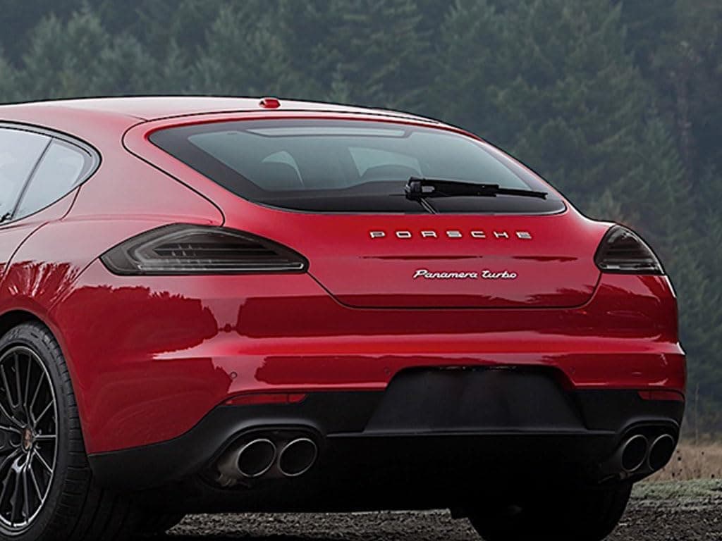 Rvinyl Tail Light Pre Cut Film Tint Cover Kit in Blackout Smoke Compatible with Porsche Panamera 20102013 Adhesive Backs