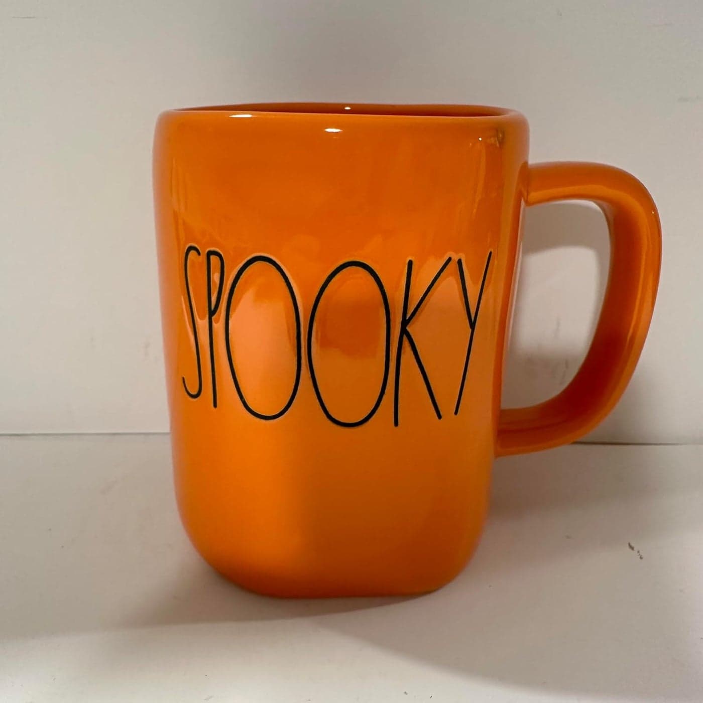 Rae SPOOKY Coffee Mug Allside Orange HALLOWEEN MUG Dun by Magenta Medium