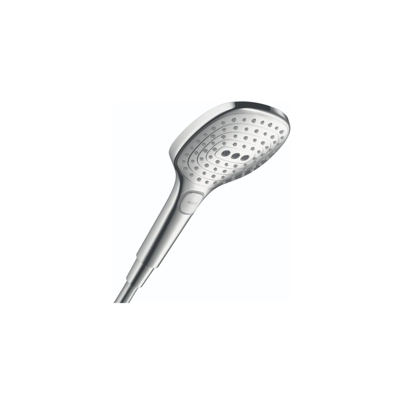 hansgrohe Raindance Select E Easy Install 5-inch Handheld Shower Head Modern 3 RainAir, Rain, Whirl 26521001