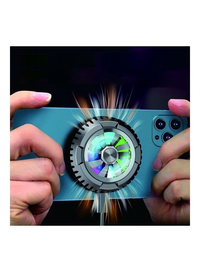 2-in-1 Magnetic & Clip-On Phone Cooler,Semiconductor-Powered Gaming Cell to Keep Phone Cool,for Most Electrics,Longer Phone Life,Ideal for Gaming Live Broadcasting