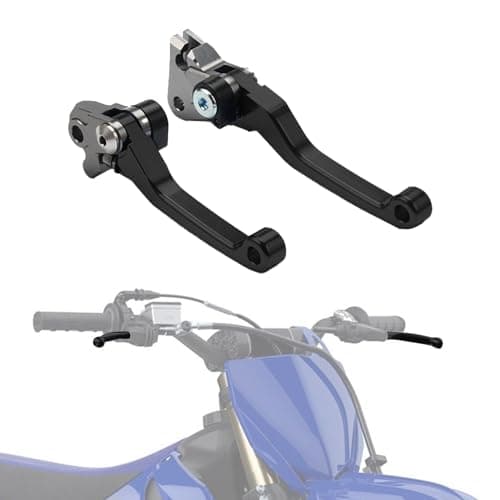IUVWISN Motorcycle Brake Clutch Lever Pivot Levers Set Adjustable CNC for YZ85 20152023 YZ65 20182023 YZ 65 85 Dirt Pit Bike Black