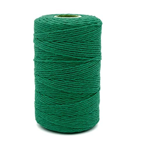 jijAcraft Green Twine String, 656 Feet St. Patrick's Day Bakers Twine String, 2mm String for DIY Crafts, Present Decoration, Gift Wrapping, Craft Wrapping, Holiday Season Decoration