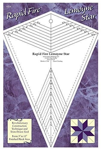 Rapid Fire Lemoyne Star Quilting Tool