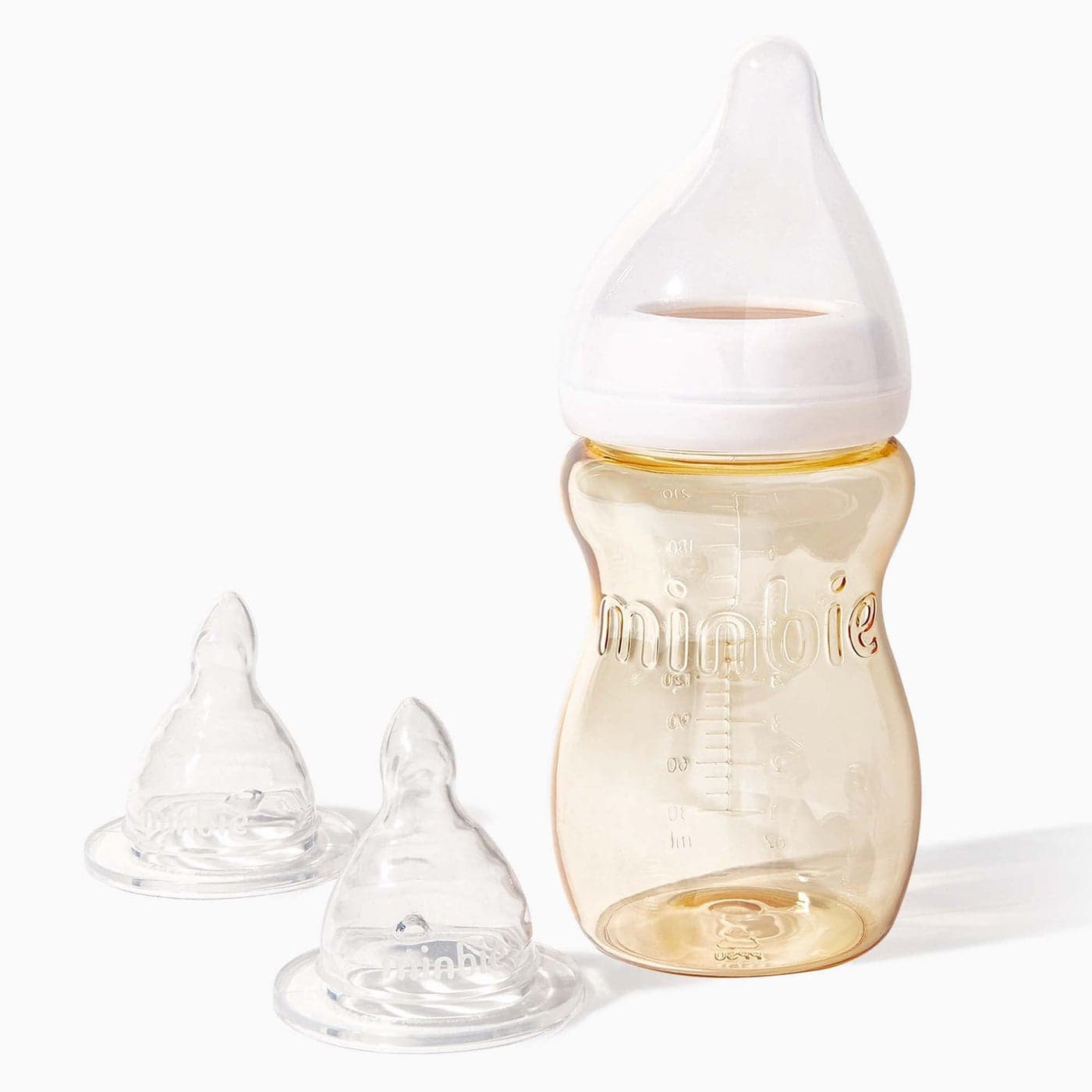 Minbie Newborn Breastfeeding Baby Bottle Anti Colic Reflux BPA Free PPSU