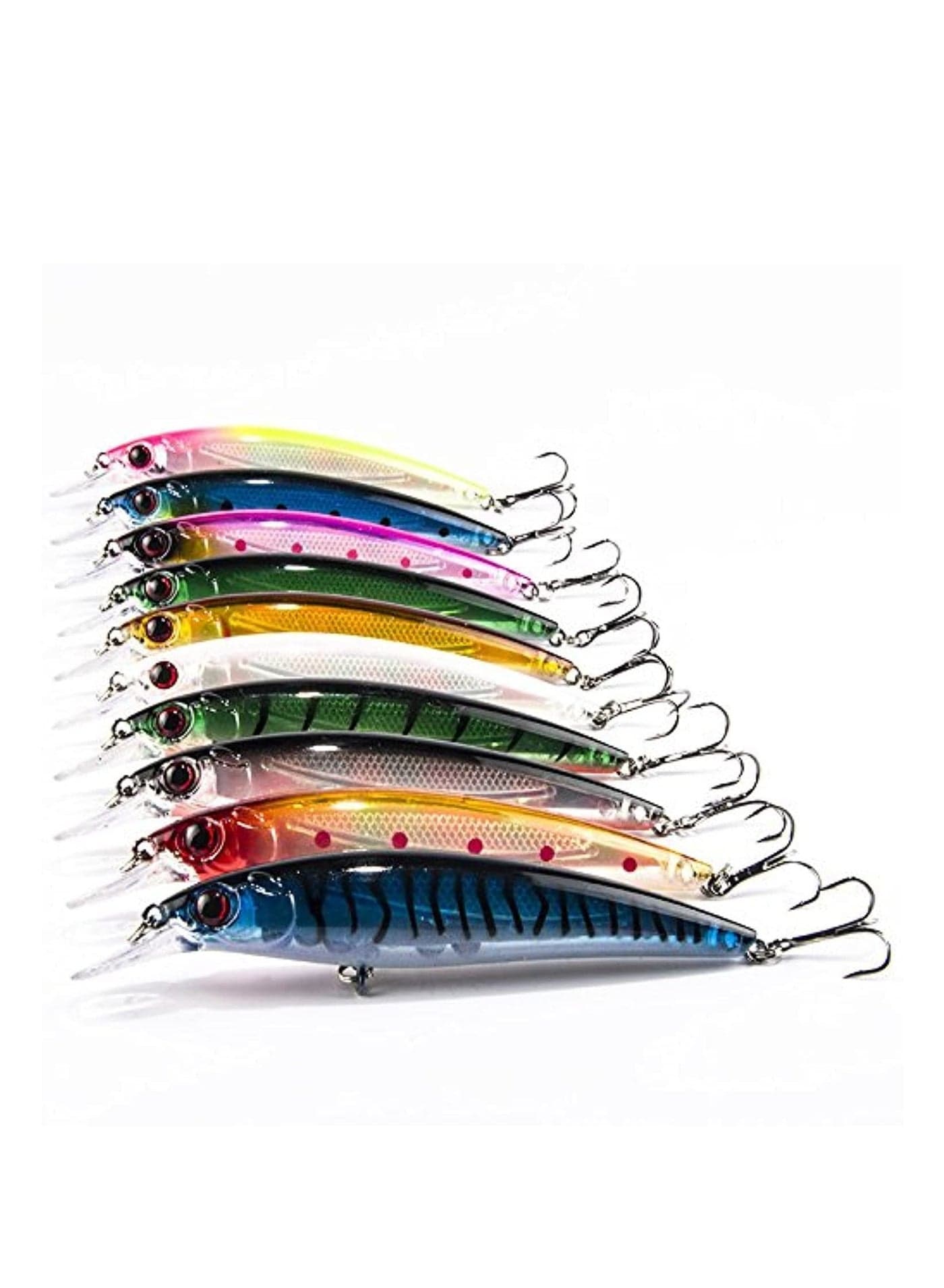 10pcs Submerged Pencil Shot Bionic Bait Fishing Bait SY-0156
