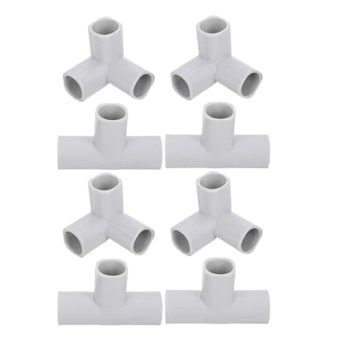 ERINGOGO 8pcs Baby Playpen Connectors T Shaped Joints Baby and Pet Gate Replacement Parts for Play Yard Safety and Easy Assembly