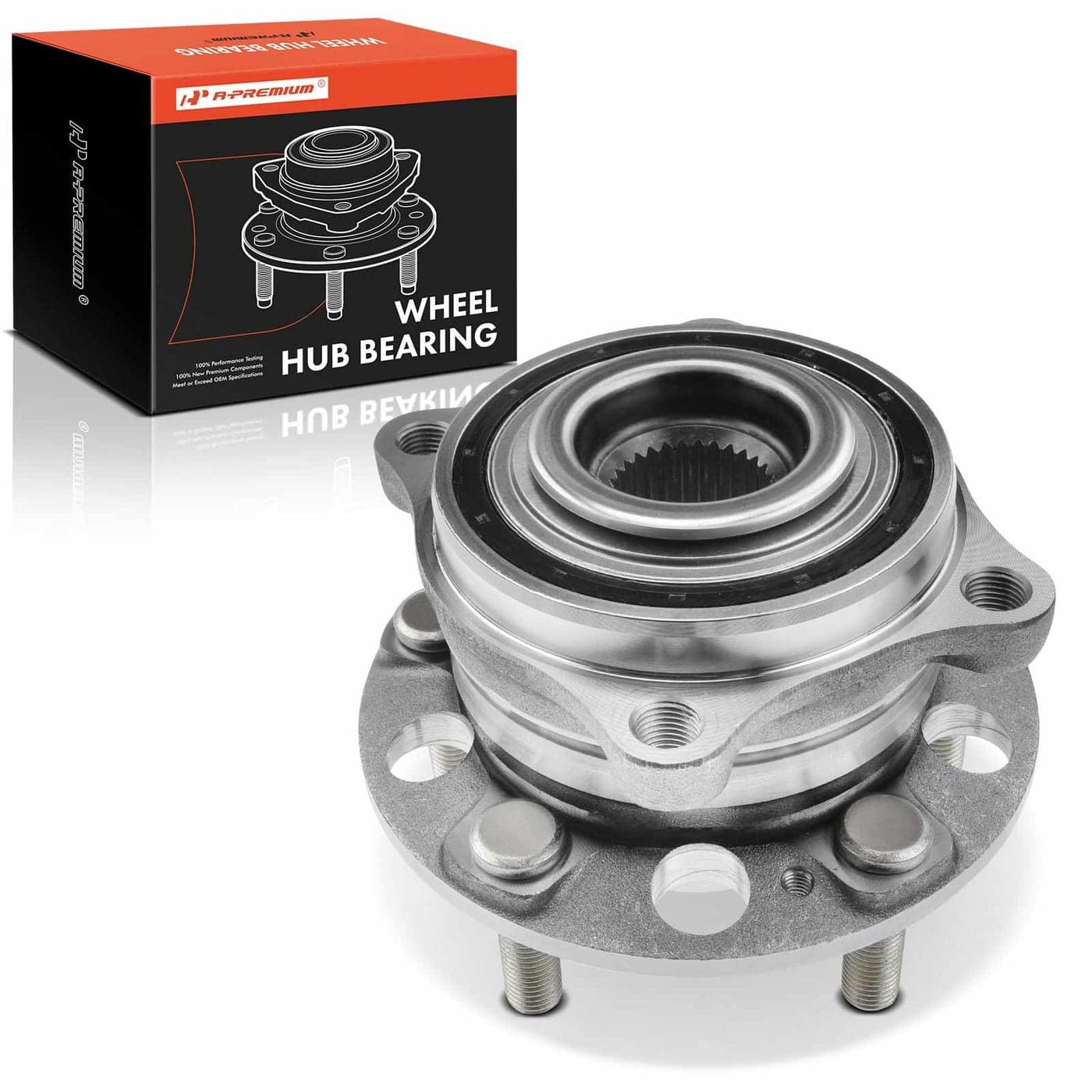 APremium Wheel Bearing and Hub Assembly with 5Lug Compatible with Kia Sorento 20162020 Santa Fe 20152018 Santa Fe Sport 20152018 Santa Fe XL 20152019 AWD