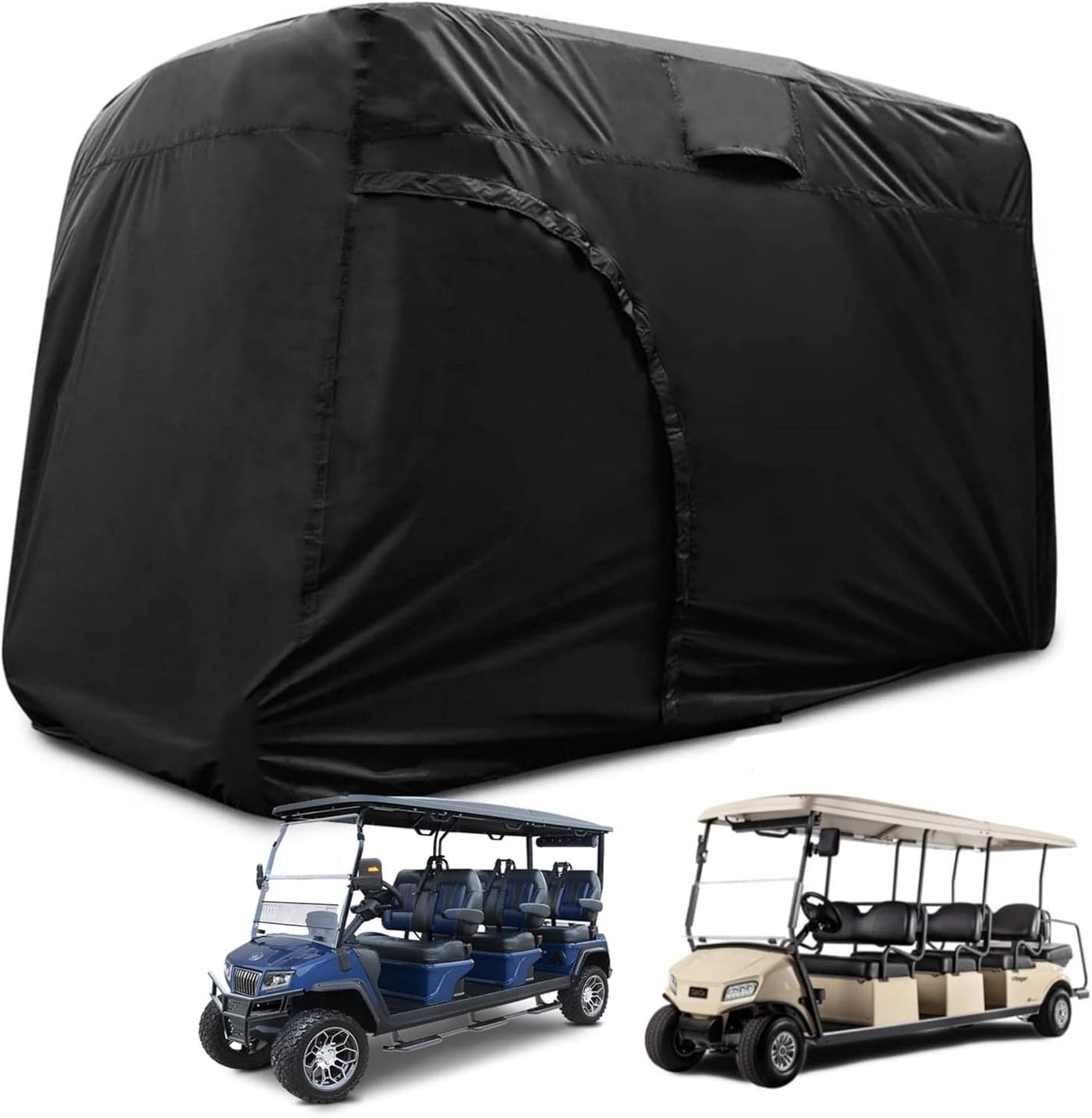 Joymo Waterproof Golf Cart Cover for 6 Passengers - 156" L x 55" W x 79" H