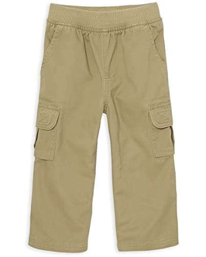 The Children's Place baby boys Pull on Cargo infant and toddler pants, Flax Single, 12-18 Months US