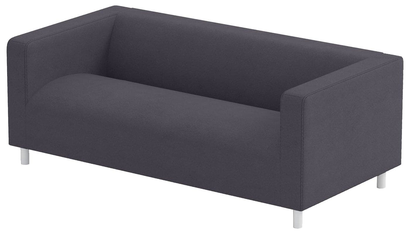 Sofa Pro The Klippan Loveseat Cover Replacement is Custom Made Compatible for IKEA Klippan Loveseat Slipcover, A Sofa Cover Replacement. Cover Only Polyester Dark Gray