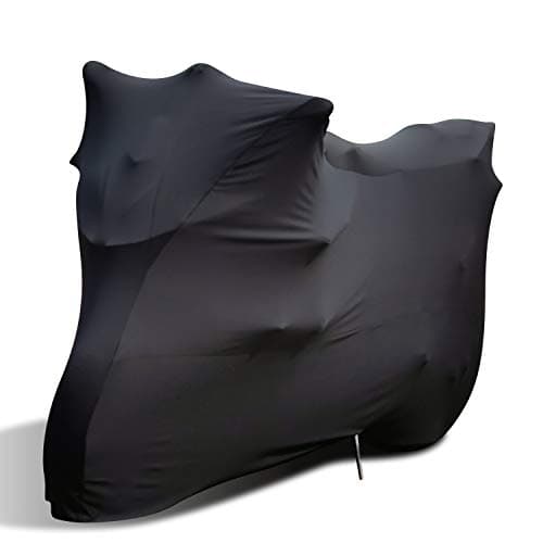 WinPower Indoor Motorcycle Cover Stretch Elastic Dustproof Covers for Motorbikes, 116 x 43 x 55 inches