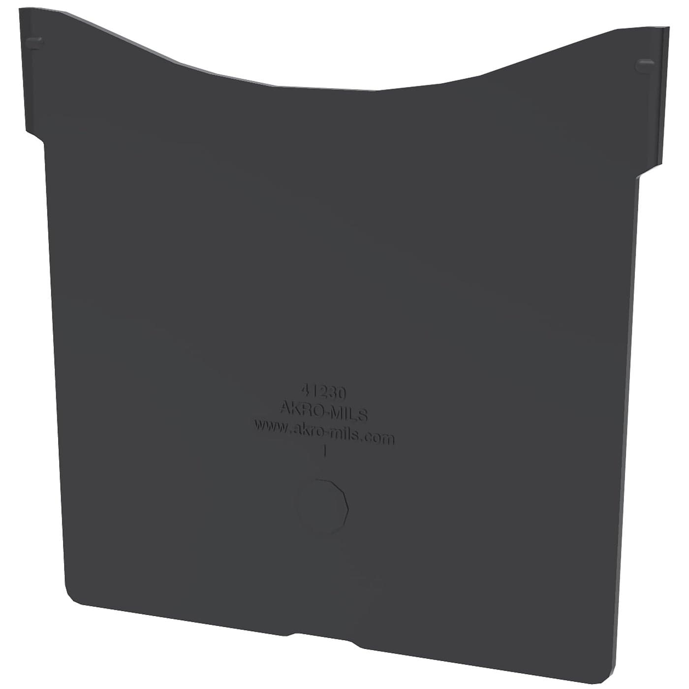 AkroMils 41230 Plastic Width Dividers for AkroBins Stackable Storage Bins Model 30230 Custom Storage Inserts for Tools Crafts Supplies 6Pack Black