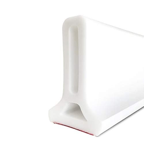 Duzzy 118 Inch Collapsible Shower Water Dam Shower Stopper Barrier and Retention System and Keeps Water Inside Threshold Dry and Wet Separation Suitable for Bathroom and Kitchen