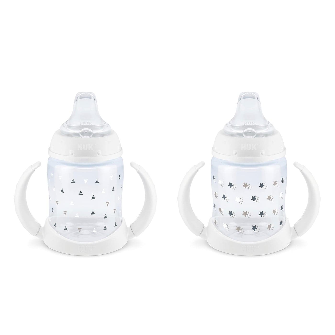 NUK Learner Cup 6 Months Timeless Collection Exclusive 5 Oz Pack of 2 BPA Free Spill Proof Sippy Cup