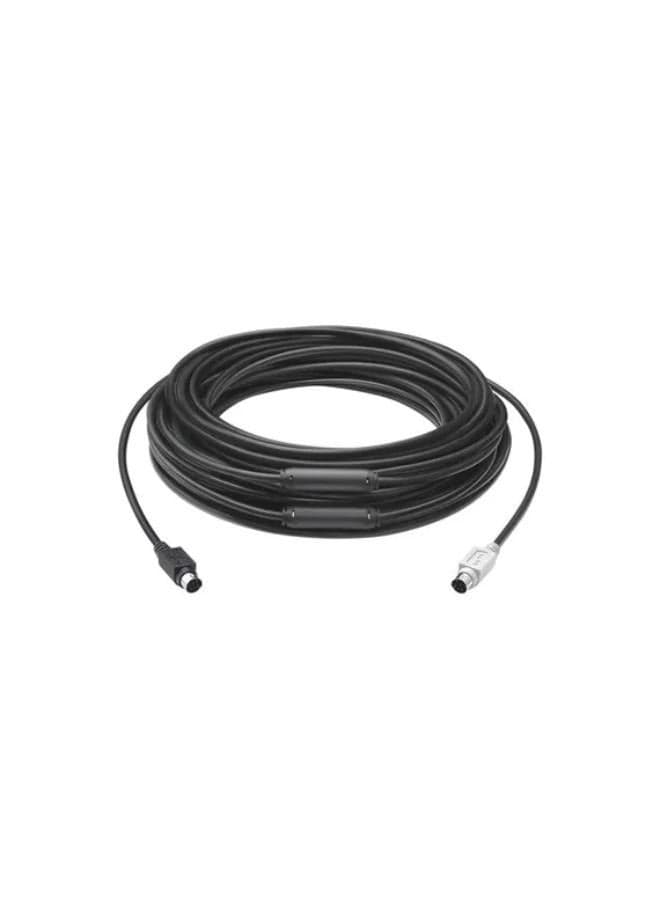 Logitech GROUP 15M EXTENDED CABLE 939-001490 Black