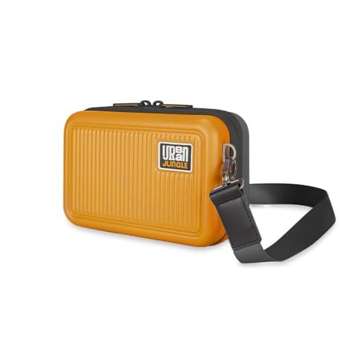 Urban Jungle by Safari Fling Premium Polycarbonate Crossbody Sling Bag | Lightweight and Durable Travel Accessory | Multipurpose Bag for Both Men & Women (Yellow)