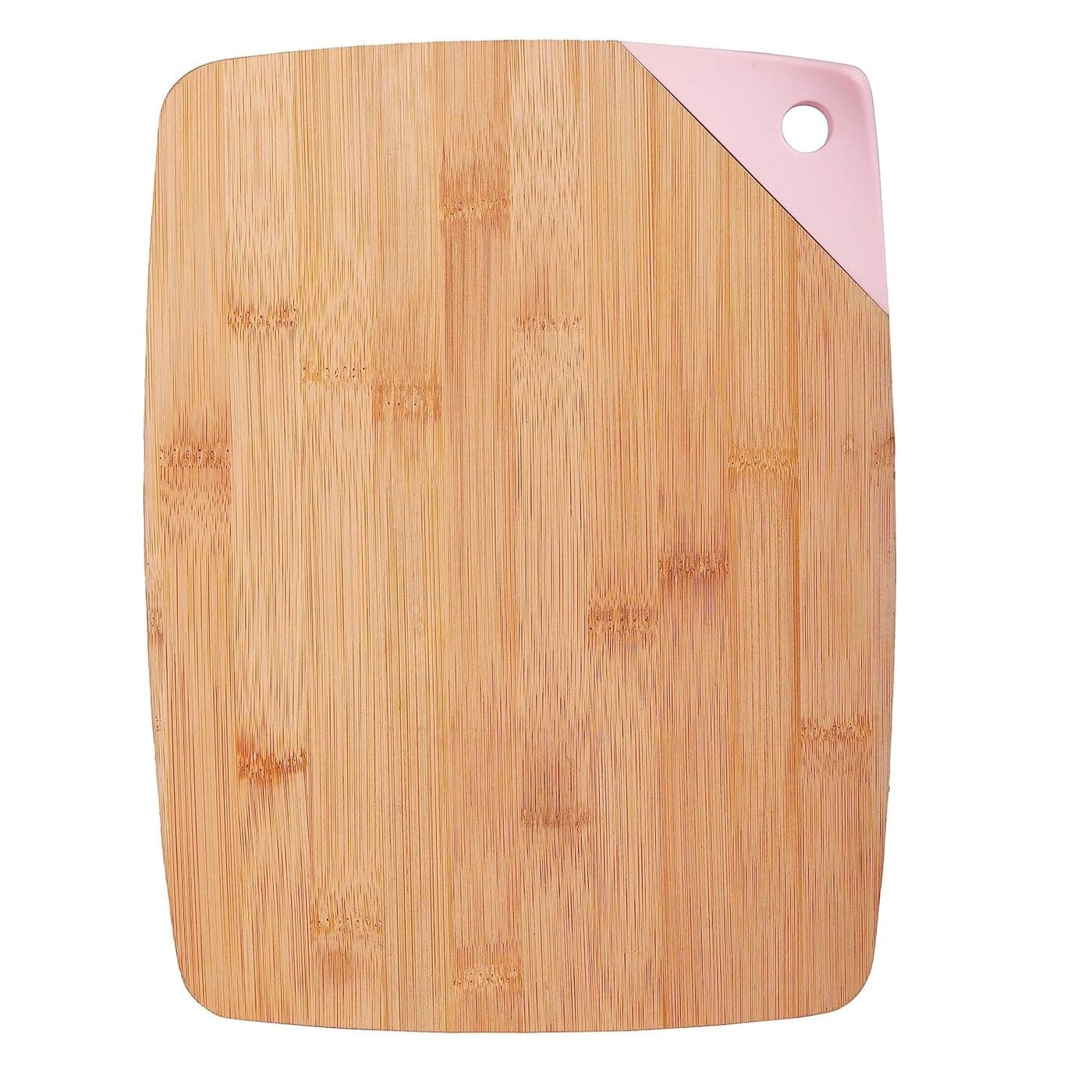 On Da House Bamboo Chopping Cutting Board Silicone Grip 305 x 23 Pink