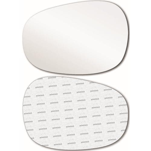 Check Size New Replacement Mirror Glass with Full Size Adhesive for BMW 128 135 323 328 335 M3 Driver Side View Left LH