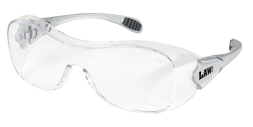 MCR Safety Glasses OG110AF Law Over The Glass Safety Dialectric Glasses Polycarbonate Clear Lens with UV Protection Scratch Resistant and AntiFog Coating 1 Pair