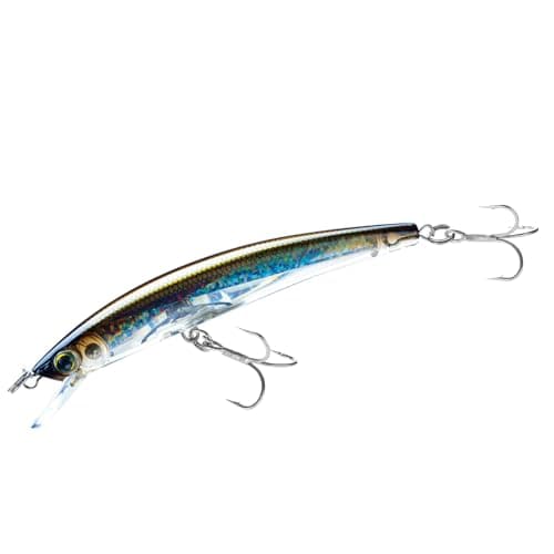 Yo-Zuri Crystal 3D Minnow Floating Lure, Silver Bronze, 5-1/4-Inch