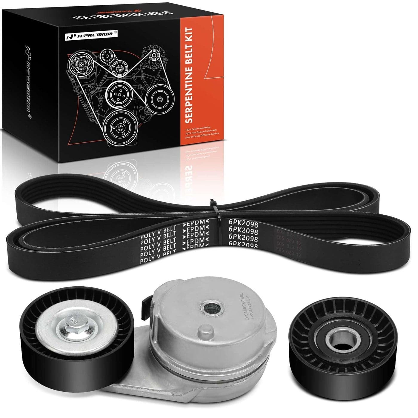 APremium Engine Serpentine Belt Drive Kit Compatible with Dodge Chrysler Cars Charger 200620072010 Magnum 20062007 300 20062007 57L