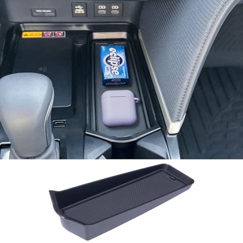 TOPINSTALL Front Center Console Tray Compatible with 2025 2026 Toyota Camry Accessories, Gear Shifter Right Side Console Organizer Inserts Storage Interior Accessories