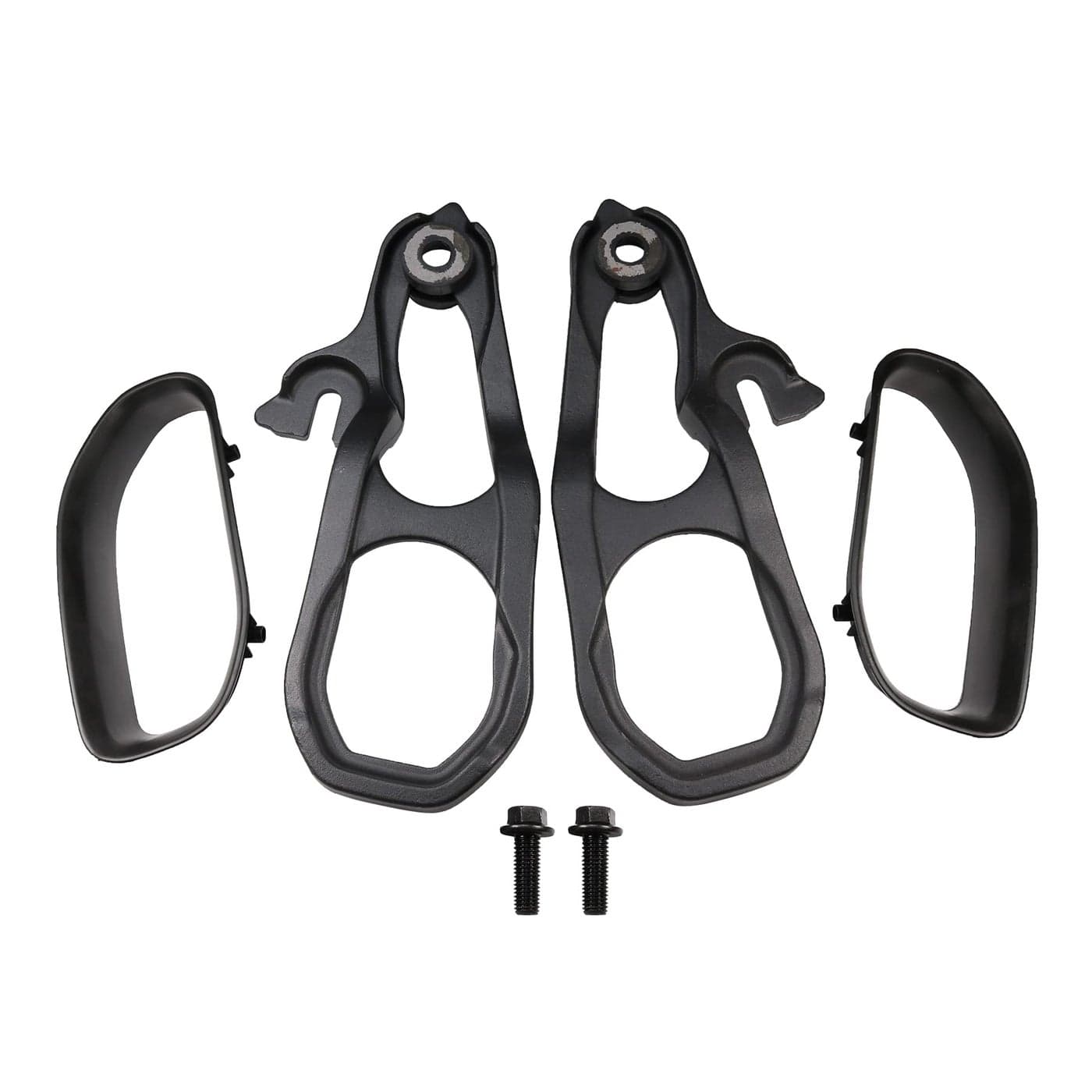 JDMSPEED New Heavy Daty Front Car Tow Hooks Left Right with Hardware Black Replacement for Dodge Ram 1500 DT with 36L 57L Engine 2019 2020 2021 2022 Replaces 82215268AB 82215268AB 68272945AB