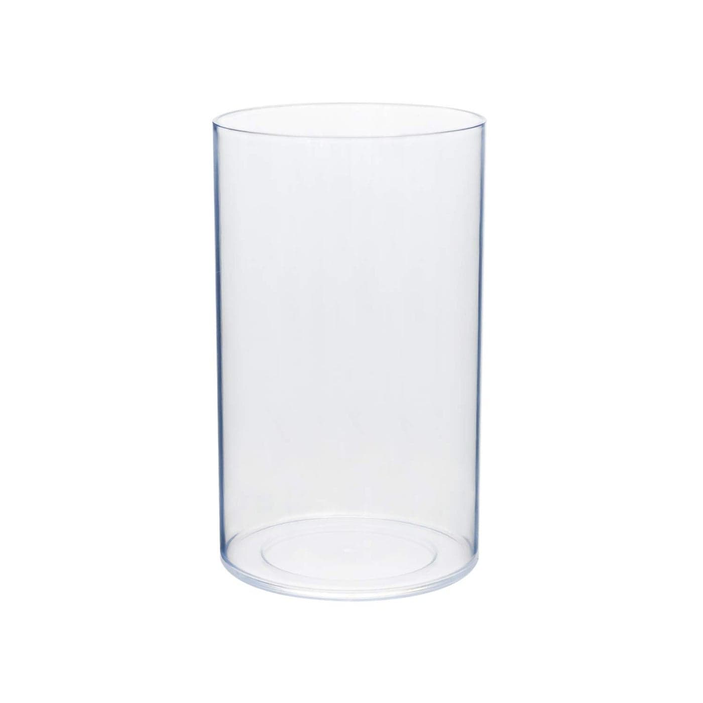 Royal Imports Flower Vase Acrylic Cylinder Decorative Centerpiece for Home or Wedding Non Breakable Plastic 5X8 Tall Round Clear