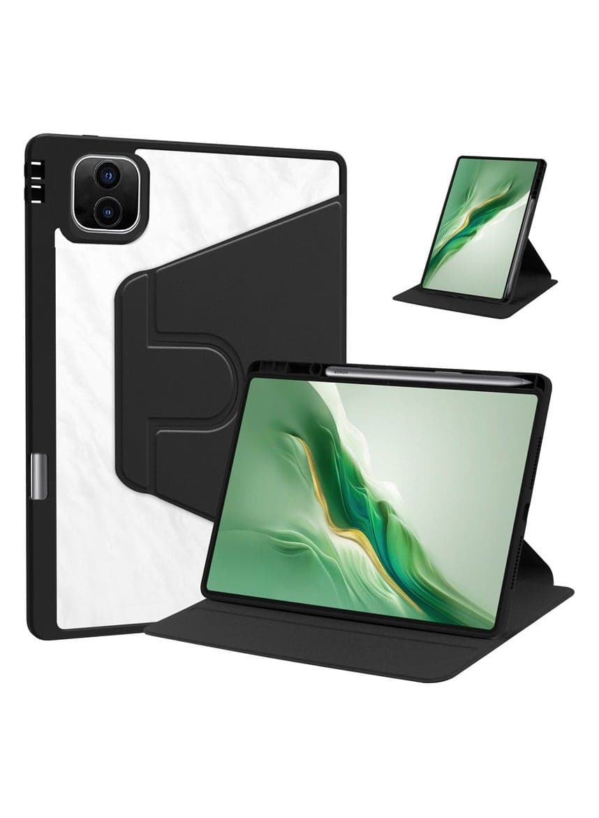 Compatible Honor Magic pad2/ Honor GT Pro 12.3 Tablet Case with Pen Holder, 360° Rotation and Auto Wake/Sleep, Flexible Viewing Angle Folding Stand Case