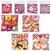 FamEaze Christmas Cellophane Bags 100 PCS Self Adhesive Clear Christmas Cellophane Treat Bags for Party Favors Supplies 4 4 Inches 4 Style