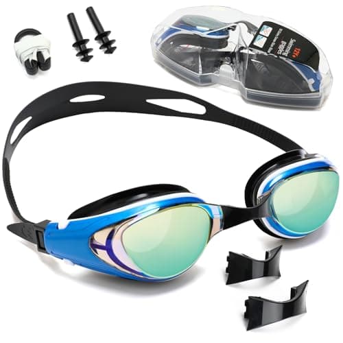 iGym Swim Goggles ShortSighted,Nearsighted Optical Swimming Goggles Anti-Fog UV Protection Adjustable Buckle For Women Men