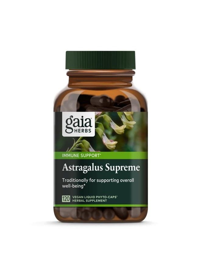Astragalus Supreme - Immune and Antioxidant Support Herbal Supplement - with Astragalus Root, Schisandra Berry, and Ligustrum - 120 Vegan Liquid Phyto-Capsules (30-Day Supply)