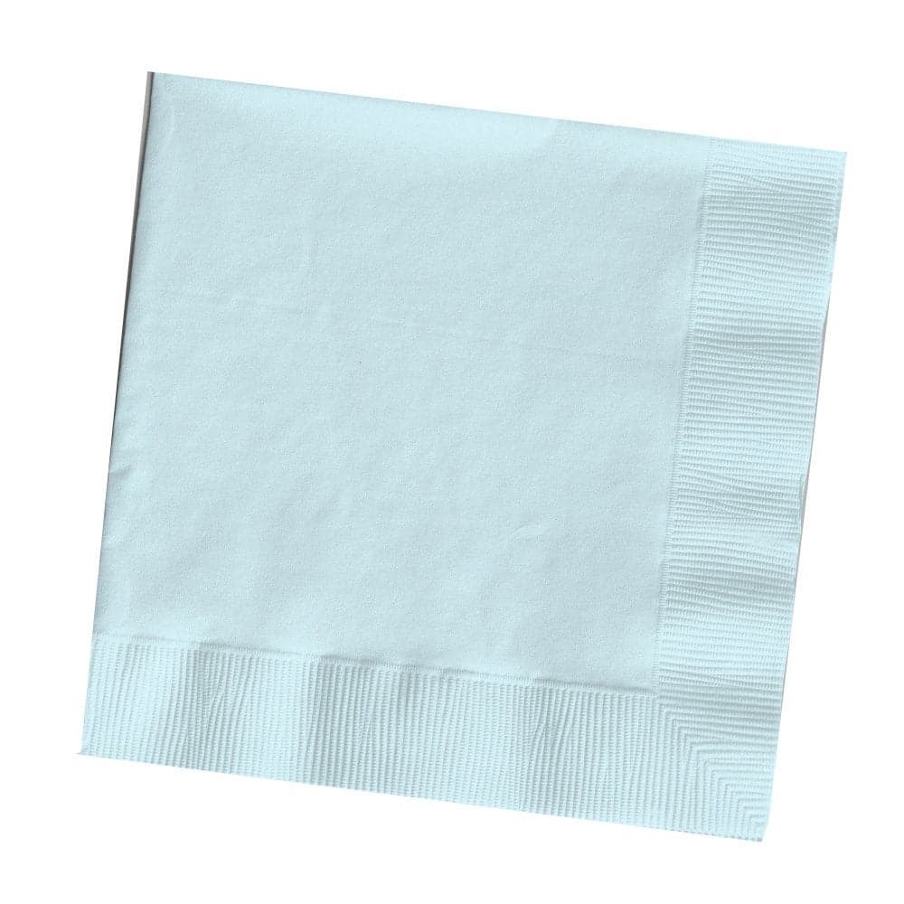 Creative Converting DINNER NAPKINS 3PLY 14FLD 25 Count Pack of 1 Pastel Blue