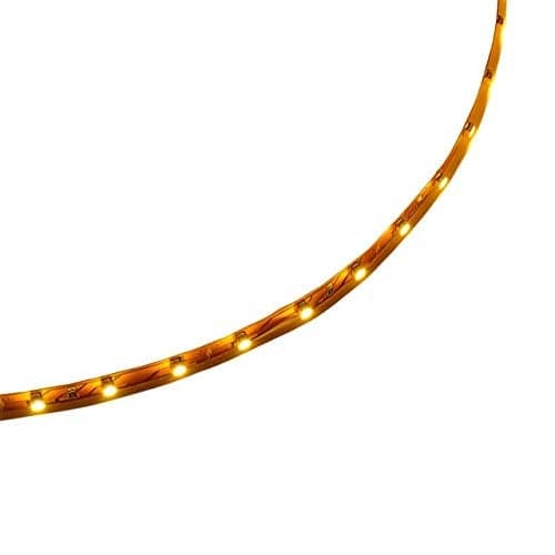 LEDwholesalers 16.4 Feet (5 Meter) Flexible LED Light Strip with 300xSMD3528 and Adhesive Back, 12 Volt, Warm White 3100K, 2026WW-31K