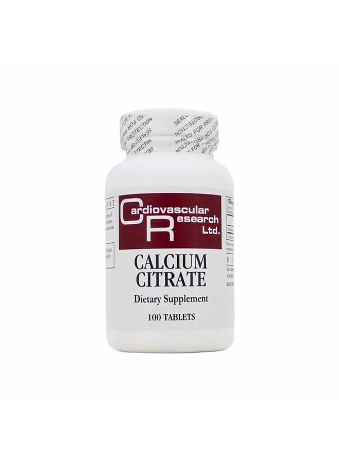 Calcium Citrate 165 Mg 100 Tabs