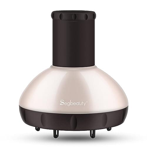 Segbeauty Hair Diffuser with Deep Bowl, Adjustable Air Flow Professional Hair Diffuser Attachment for Curly Wavy Hair, Hairstylist Barber Salon Tool Fitting Most Blow Dryer with 1.57"-1.97" Nozzle