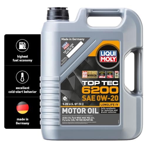 LIQUI MOLY Top Tec 6200 SAE 0W20 5 L Fully synthetic engine oil SKU 20238